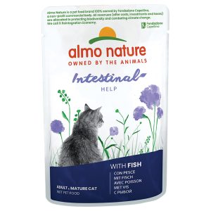 Digestive Help 24 x kala Almo Nature Holistic kissan märkäruoka