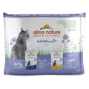 Digestive Help mix 3x siipikarja & 3x kala Almo Nature Holistic kissa