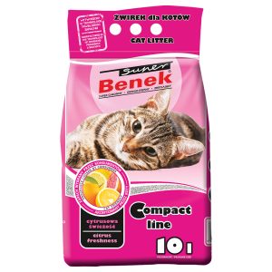 Super Benek Compact Citrus Freshness -kissanhiekka 10l
