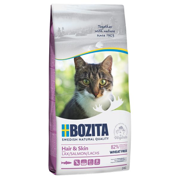 2x2kg Wheatfree Hair & Skin Bozita kissan kuivaruoka