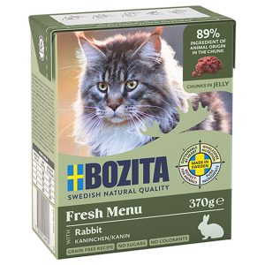 6x370g Tetra Chunks in Jelly, kani Bozita kissan märkäruoka