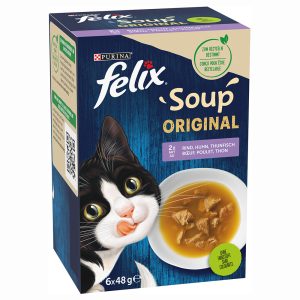 6x48g liha- ja kalalajitelma Latz Soup