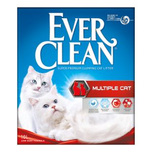10l Ever Clean® Multiple Cat, paakkuuntuva kissanhiekka
