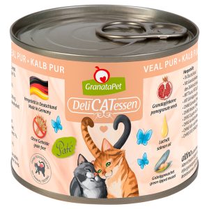 24x200g DeliCatessen vasikka Granatapet kissan märkäruoka
