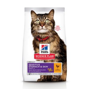 1,5kg Adult 1+ Sensitive Stomach & Skin Chicken Hill's Science Plan Kissanruoka