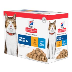 12x85g Mature Adult 7+ kalavalikoima Hill's Science Plan kissanruoka
