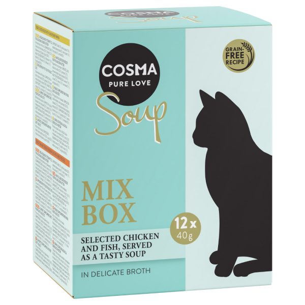 MP Cosma Soup 12 x 40 g lajitelma (4 makua)