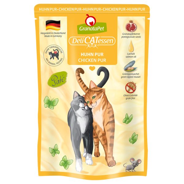 GranataPet DeliCatessen Pouch -säästöpakaus 24 x 85 g - kana