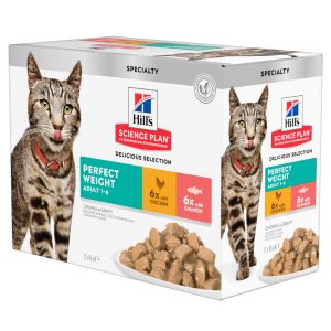 12x85g  Adult Perfect Weight Chicken & Salmon Hill's Science Plan kissanruoka
