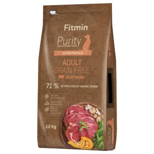 12kg Dog Purity Adult naudanliha viljaton Fitmin koiranruoka