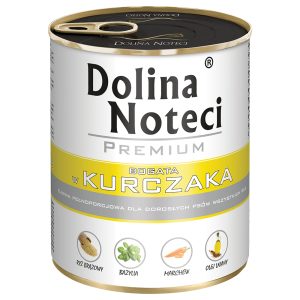 12 x 800 g Dolina Noteci Premium, kana, koiran märkäruoka
