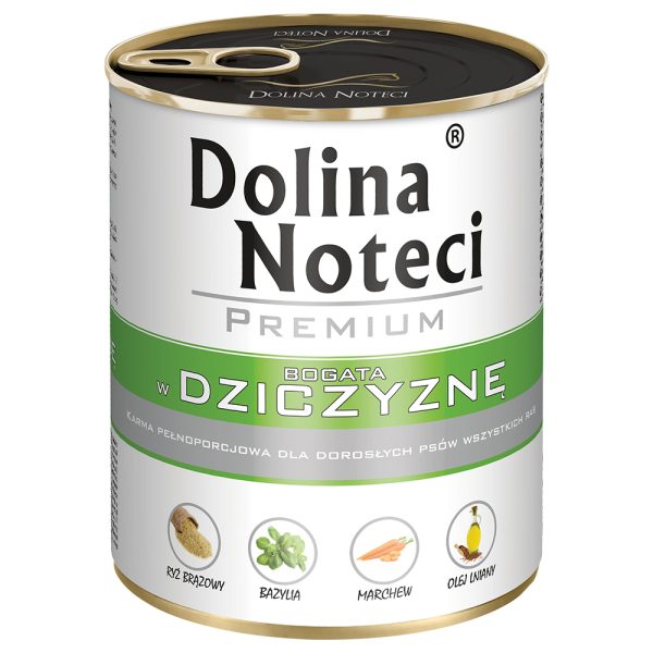 12 x 800 g Dolina Noteci Premium riista koiran märkäruoka
