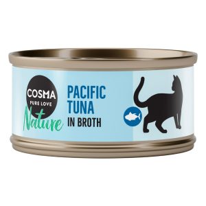 6x70g Nature Tyynenmeren tonnikala Cosma kissan märkäruoka