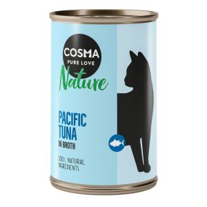 6x140g Nature Tyynenmeren tonnikala Cosma kissan märkäruoka