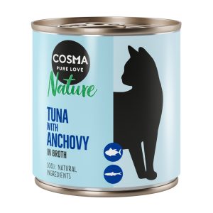 6x280g Nature tonnikala & sardelli Cosma kissan märkäruoka