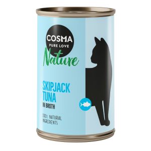 6x140g Nature boniitti Cosma kissan märkäruoka