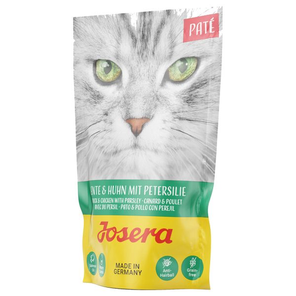 16x85g Paté ankka & kana persiljalla Josera kissan märkäruoka
