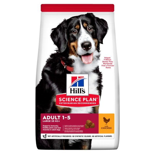 18kg Hill's Science Plan Adult 1-5 Large Breed Chicken koiranruoka