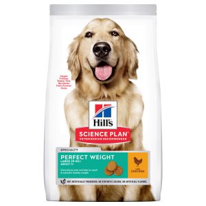 12kg Adult 1+ Perfect Weight Large Breed Chicken Hill's Science Plan Koiranruoka