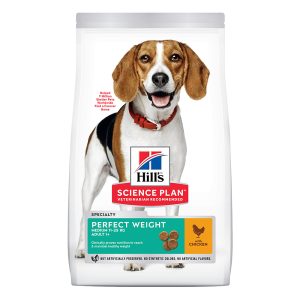 2kg Hill's Science Plan Adult 1+ Perfect Weight Medium Chicken koiranruoka