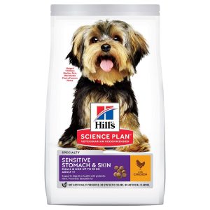 6kg Hill's Science Plan Adult 1+ Sensitive Stomach & Skin Small & Mini Chicken koiranruoka