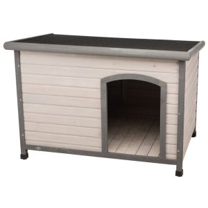 116x79x82cm L Natura Classic -koirankoppi tasakattoinen harmaa Trixie