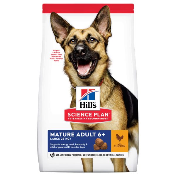 14kg Hill's Science Plan Mature Adult 6+ Large Breed Chicken  koiranruoka