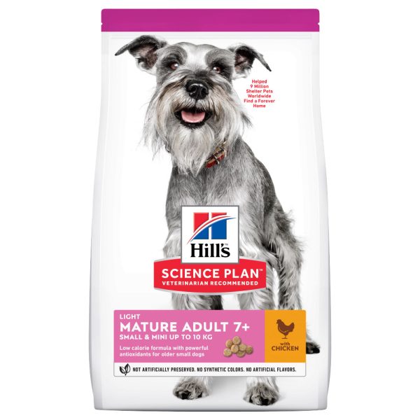 2x2,5kg Hill's Science Plan Mature Adult 7+ Small & Mini Light Chicken  koiranruoka