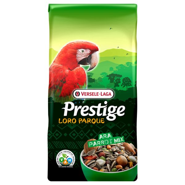 15kg Prestige Loro Parque Ara Parrot Mix Versele Laga linnuille