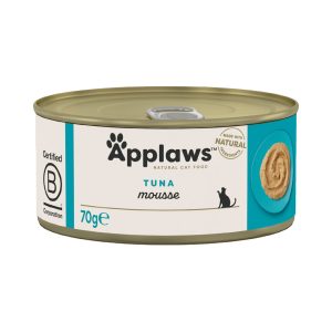 6x70g Mousse tonnikala Applaws kissan märkäruoka