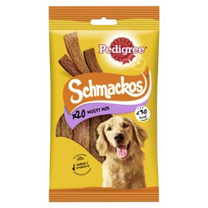 Pedigree Schmackos 14 x mix 3 makua (14 x 20 kpl), 14 x 144 g