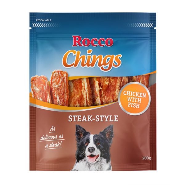 200g Chings Steak Style kana Rocco koiranherkut