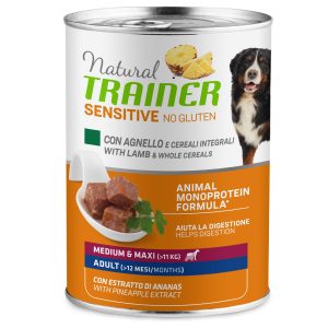 6x400g Sensitive No Gluten Adult lammas ja täysjyvävilja Natural Trainer