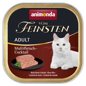 32x100g Adult lihalautanen Animonda Vom Feinsten Kissanruoka