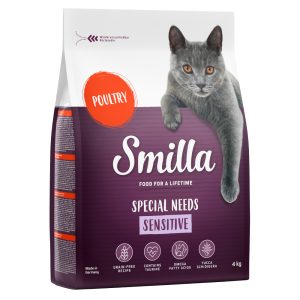 8kg Adult Sensitive Grain-Free siipikarja Smilla kissan kuivaruoka