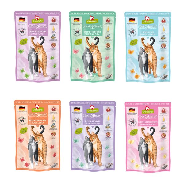 GranataPet DeliCatessen Pouch -säästöpakkaus 24 x 85 g - kokeilupakkaus I