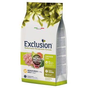 12kg Exclusion Mediterraneo Adult Medium Chicken  koiranruoka