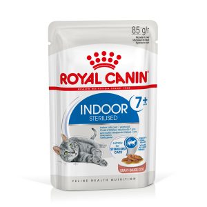 12x85g Indoor Sterilised 7+ in Gravy Royal Canin kissan märkäruoka