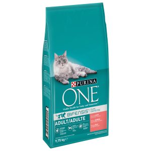2x9,75kg Adult Salmon/Whole Grain Cereals Purina One kissanruoka