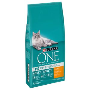 2x9,75kg Adult Chicken/Whole Grain Cereals Purina One kissanruoka