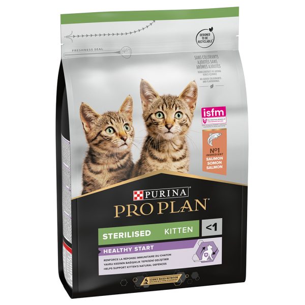 3 kg Purina Pro Plan Sterilised Kitten Rich in Salmon kuivaruoka kissa