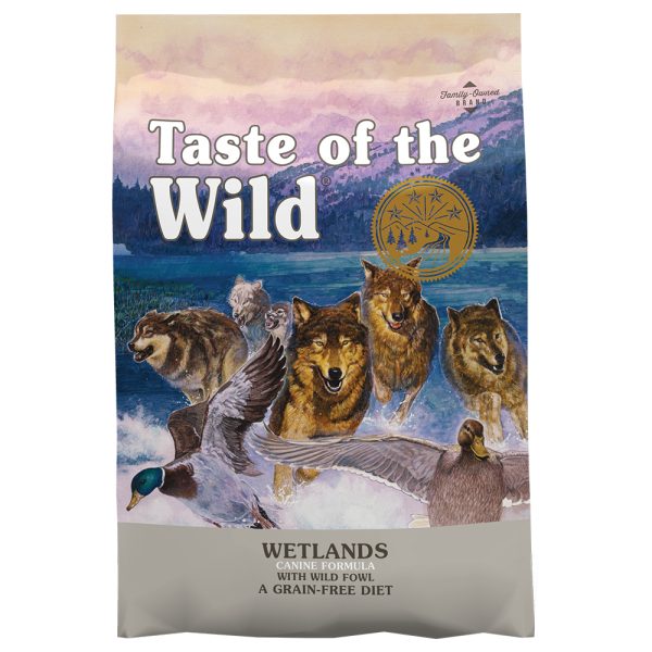 2x12,2kg Wetlands Canine Taste of the Wild Koiranruoka