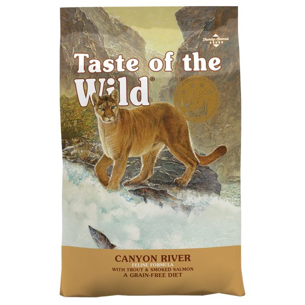 2 x 6,6kg Canyon River Feline Taste of the Wild Kissanruoka