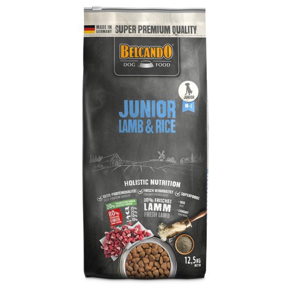 12,5kg Junior Lamb & Rice Belcando koiran kuivaruoka