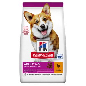 6kg Hill's Science Plan Adult 1-6 Small & Mini Chicken koiranruoka