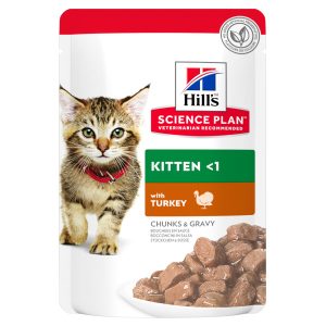 12 x 85g Turkey Hill's Science Plan Feline Kitten