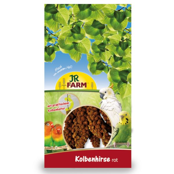 1kg Foxtail-Millet tähkähirssi, punainen JR Farm linnuille