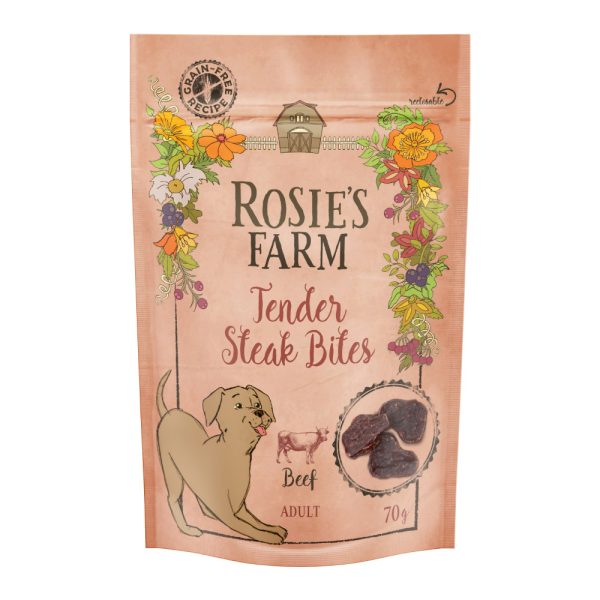 Rosie's Farm -herkut "Mini Steak Bites" nauta 70 g