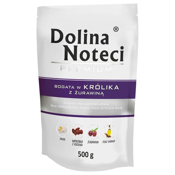 10x500g Dolina Noteci Premium, kani karpalolla, koiran märkäruoka