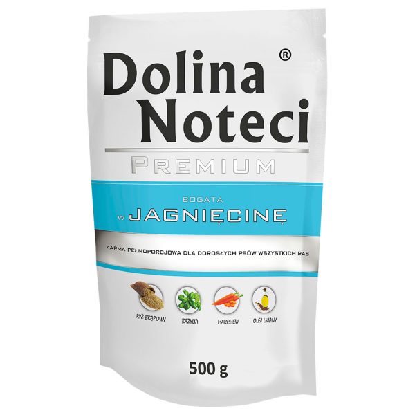 10x500g Dolina Noteci Premium, lammasta, koiran märkäruoka